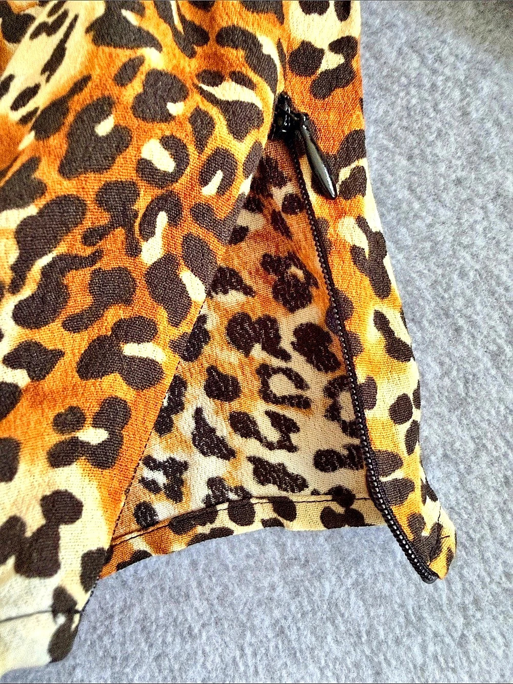 maje Leopard Print Blouse Small (1) Mob Wife Indie Sleaze Boho Chic - Picture 15 of 16